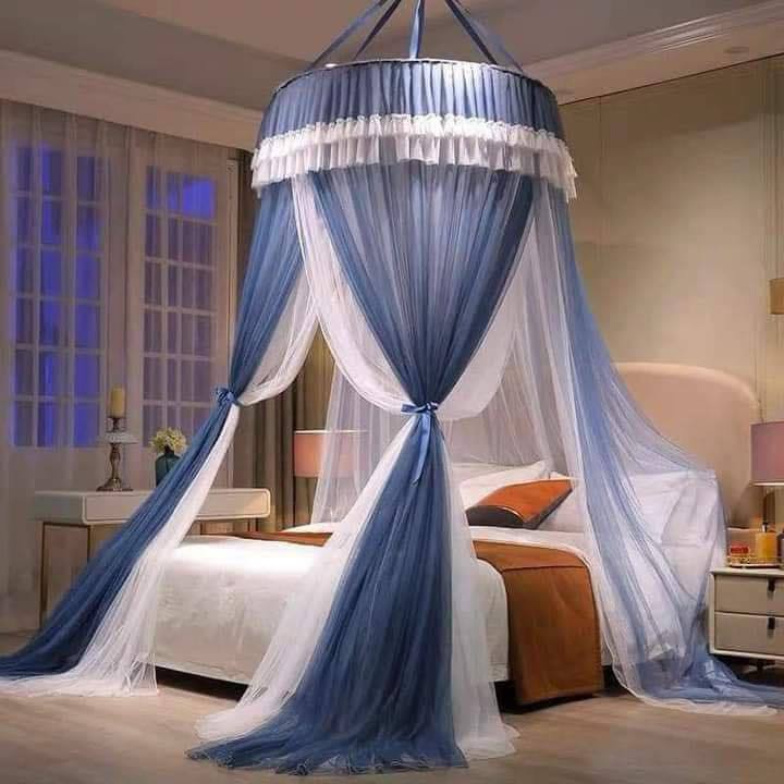 Double king bed curtain